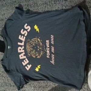 Old Navy Girls Size XL 14 Fearless Forever T Shirt